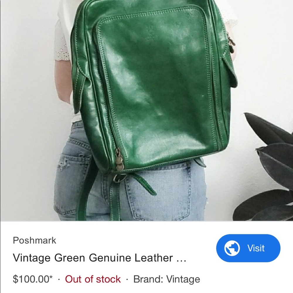 Genuine Leather Boho Purse & Backpack - Picture 6 of 8